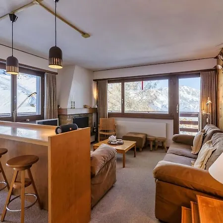 Tatil Evi Directly On The Slopes Ski In Out Apartment 1 Parking La Tzoumaz