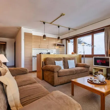 Prázdninový dům Directly On The Slopes Ski In Out Apartment 1 Parking La Tzoumaz